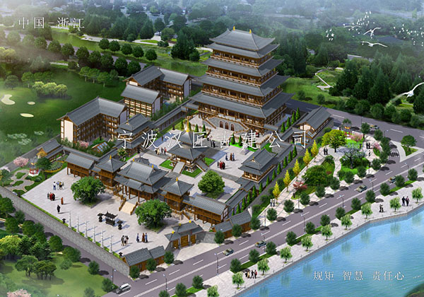 傳統(tǒng)美學(xué)與現(xiàn)代審美在佛教寺廟建筑設(shè)計(jì)中的融合